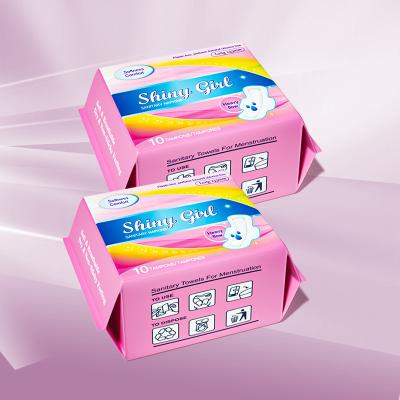 China Ultra Thin Menstrual Period 245mm Cotton Breathable Sanitary Napkin for Women Ladies zu verkaufen