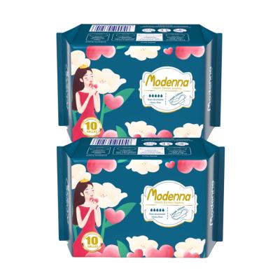 China Ultra Absorbent Cotton Night Use Sanitary Napkin For Feminine Care for sale