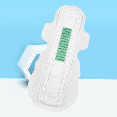 China Hygiënische servetten vrouwen super absorberend puur katoen hygiënische pads lange lengte anion chips softcare ultra dun 245mm 290mm Te koop