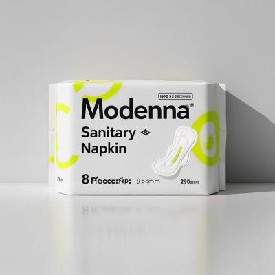 China Higiene femenina Oem Pad desechable para damas algodón orgánico mayorista sanitario Anión toallitas sanitarias en venta