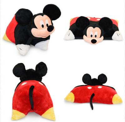 中国 プラシ天の Mickey の頭部が付いているディズニーかわいい Mickey Moue のクッションそして枕 販売のため