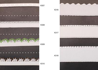 Chine Mesdames vêtement chaussure blanche dentelle élastique large élastique ruban bande à vendre