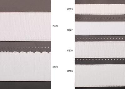 China OEM Wide Knitted White Stretch Elastic Lace Ribbon for Clothes for sale