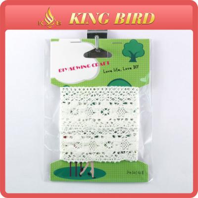 China Domestic DIY Lace Patches For Accessories Lace Ribbon Trim Cotton Lace for sale