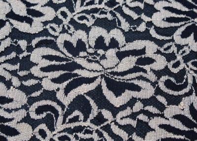 China Custom Flower Nylon Elastic Lace Fabric For Upholstery OEM / ODM CY-LW0790 for sale