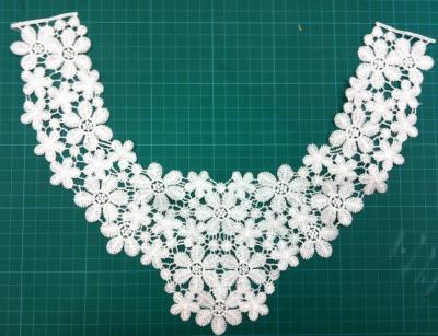 Chine Motif d'habillement de collier de coton pour des vêtements 35cm x 25cm, collier détachable de dentelle à vendre