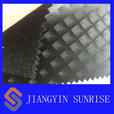 China Brushing Fabric Synthetic PU Nubuck Leather / Metallic PU Leather Stocklot for sale