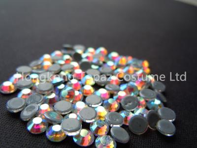 China ss20 crystal ab color stone hot fix rhinestone heat transfer strass for sale