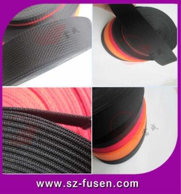 China Colourful Woven 100% Nylon Strap Webbing For Backpack / Belt / Sports for sale