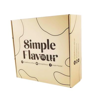 China Recycled Materials Custom Biodegradable Recycled Kraft Paper Corrugated Packaging Skin Care Products Cardboard Box for sale