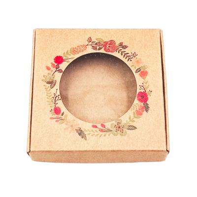 China Custom Reused Materials Logo Soap Book Shape Kraft Paper Box for sale