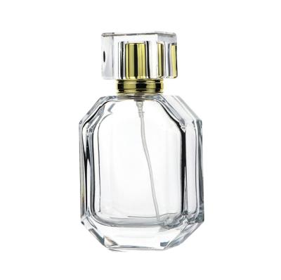 China Personal Care Perfume Women 100ml Clear Glass Bottle Special Design Beautiful for sale