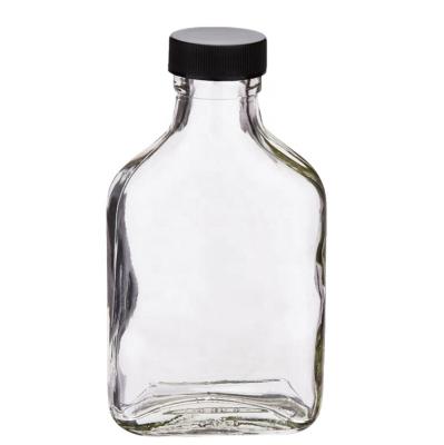 China Clear Glass Liquor Shot Vodka Juniper Liquor Spirits Bottles 400ml for sale