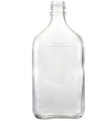 China Clear Thick Bottom Clear Glass Bottles 375ml 500ml Beverage Juniper Liquor Liquor Glass Bottle for sale