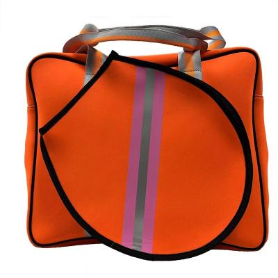 China RTS Neoprene Sports Product 2022 New Design Hot Selling Tennis Waterproof Tote Bag With Removable Strap for sale