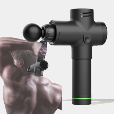 China Wholesale Chinese Deep Fascia Percussion Muscle Neck Muscle Tissue Massage Gun 4 Heads Stimulator Electric Hammer Tool for sale