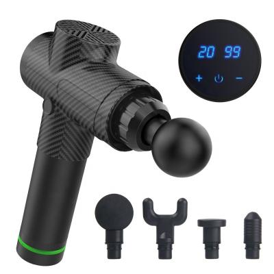 China Wholesale Electric Body Massage Gun 20 Speed ​​Adjustment Professional Sports Handheld Fascia Gun for sale