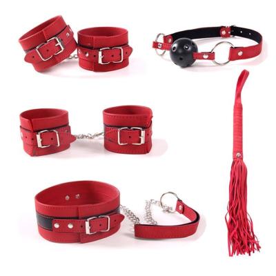 China Adult Sex Bondage Fun Sex Bondage Fetish Toy Fetish Bondage Breast Leg Strap Sexy Costume Bondage Kits For Restraint for sale