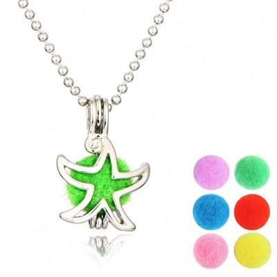 China Factory Direct Sales Hollow DIY Summer Accessories Necklace Personality Casual / Sports Aromatherapy Pendant for sale