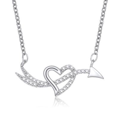 China New Designing Cute Silver Arrow Of Love Necklace Jewelry With High Quality for sale