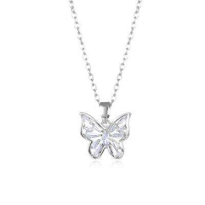 China New Designing Cute Butterfly Necklace Jewelry With High Quality for sale