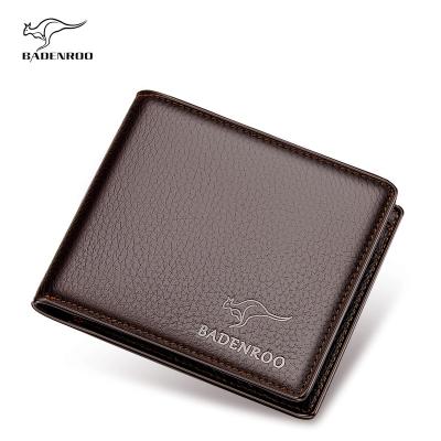 China Hot Sales High Quality Genuine Leather Man Classic Bifold Wallet For Men Slim Wallets for sale