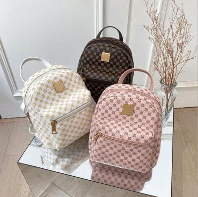 China New Fashion Exquisite New Multi-Function Design PU Girl Anti-theft Mini Women's Female Backpack for sale