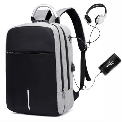 China Design Business Travel USB Laptop Backpack Waterproof Nylon Warm Anti-theft Charging Left Bag With for sale