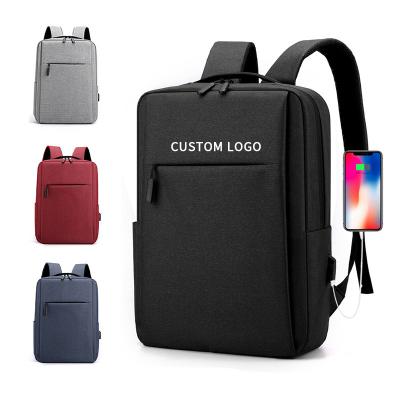 China Best Selling Business Waterproof 15 Inch Computer Bag With USB Interface Anti-theft Custom Backpack for sale