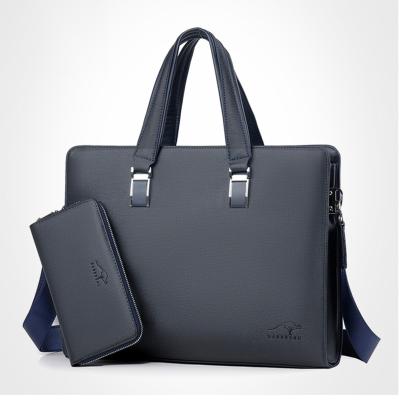 China High-end Cheap High-end Laptop Bag Business Multifunctional Men's PU Leather Office PU Leather Men's Handbag for sale