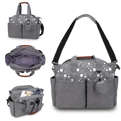 China 2021 Diaper Bags Custom Made Travel Tote Diaper Bag Waterproof Mummy Baby Diaper Bags For With Changing Mat for sale