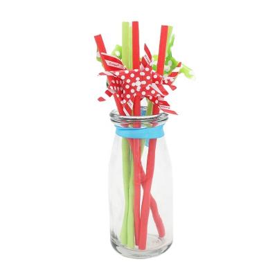 China Disposable Cute Cartoon Decoration Paper Straw With Customer Design for sale