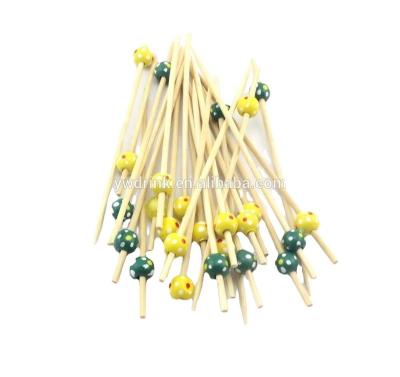 China Disposable Wholesale Special Design Bamboo Spikes BBQ Sticks for sale