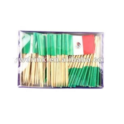 China Hanging toothpick flag of Mexico for sale