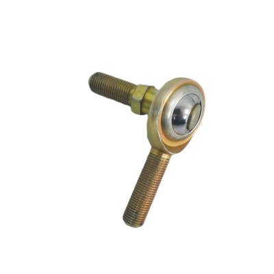 China Stainless Steel Ball Universal Rod End Metric Steering Knuckle Common Threaded Spherical Single Shaft Bearing Customized for sale