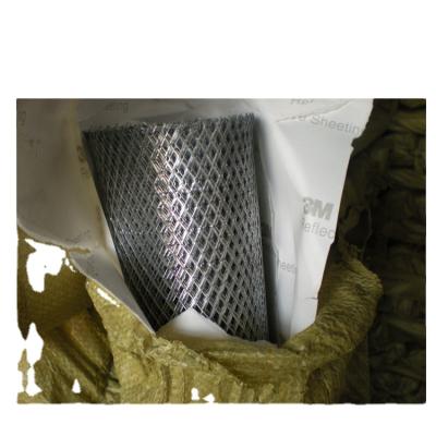 China Plain Weave Expanded Metal Mesh Price Diamond Security Mental Mesh Galvanized Expandable Sheet Metal Diamond Mesh for sale