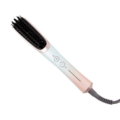 China Powellercosmo Professional Hot Other 2022 New Design Airbrush with Straighten One Step Hair Brush for All Hair Types for sale