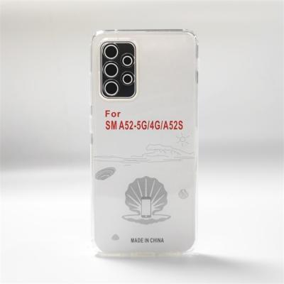 China Wholesale 2022 Bare Aesthetic Unique Transparent Clear Shockproof Mobile Cases Shockproof TPU Cell Phone Covers For For Samsung A52 S 4G 5G for sale