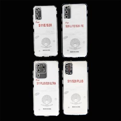 China Clear Full Lens Cover TPU Shockproof Soft Transparent Mobile Phone Cases For Samsung S20 PLUS ULTRA LITE Fe S11 PLUS for sale