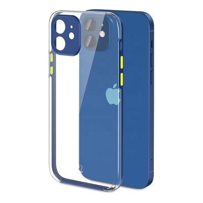 China 2022 New Cell Phone Bags Crystal Clear Hard PC Back Cover TPU Shockproof Soft Shockproof Phone Case For Iphone 11 12 13 pro Max Xr Xs Max for sale