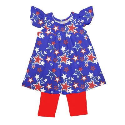 China Baby Casual Dressy Dress Starred Profile Spring Summer Kids Dresses Designs Apparel Manufactures for sale