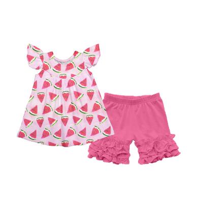 China Custom Made Polyester / Cotton Fashion Summer Baby Dress Set for sale