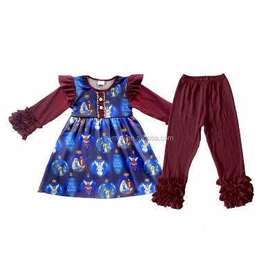 China Cotton Autumn Kids Winter Clothes Baby Clothing Sets New Fashion Kids Boutique Outfits for sale