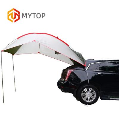 China Extended type 2022 manufacture car roof garage folding equipment camping tents outdoor rear awning for SUV for sale