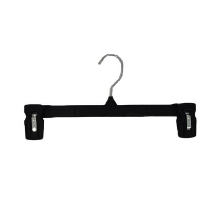 China Plastic bottom hanger #6012, cheap pp or ps hanger clip hanger for pants for sale