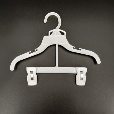 China PP plastic 2pc set hanger for children kids set clothes, customized logo/color are accepted for sale