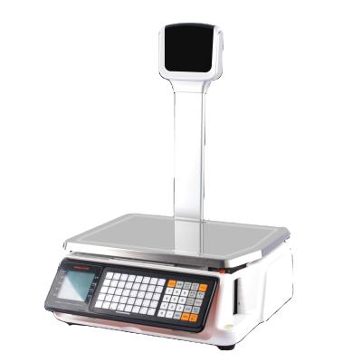 China 15Kg/30Kg Digital Scale Price Retail Barcode Label Printing Scale For Price Calculating RLS1515 Width: 30~60mm for sale