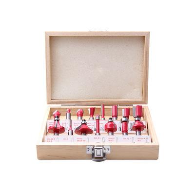 China 15PC Woodworking Milling Cutter Set Bakelite Engraving Machine Trimming Polishing and Driling Cutter for sale