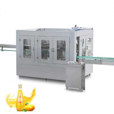 China Automatic PET Orange Hot Bottle Filling Juice Beverage Juice Apple Sealing Machine for sale