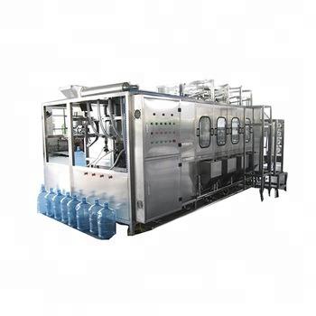 China Food 5 Gallon Complete Bottle Water Filling Machine / Bottling Line For 20 Liter Barrel for sale